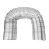 6in Flexible Ducting Hose 4 Layer Flexible Foil Ducting Dryer Air Vent Hose for HVAC Ventilation 5m/16ft - Low Angle