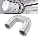 6in Flexible Ducting Hose 4 Layer Flexible Foil Ducting Dryer Air Vent Hose for HVAC Ventilation 10m/33ft
