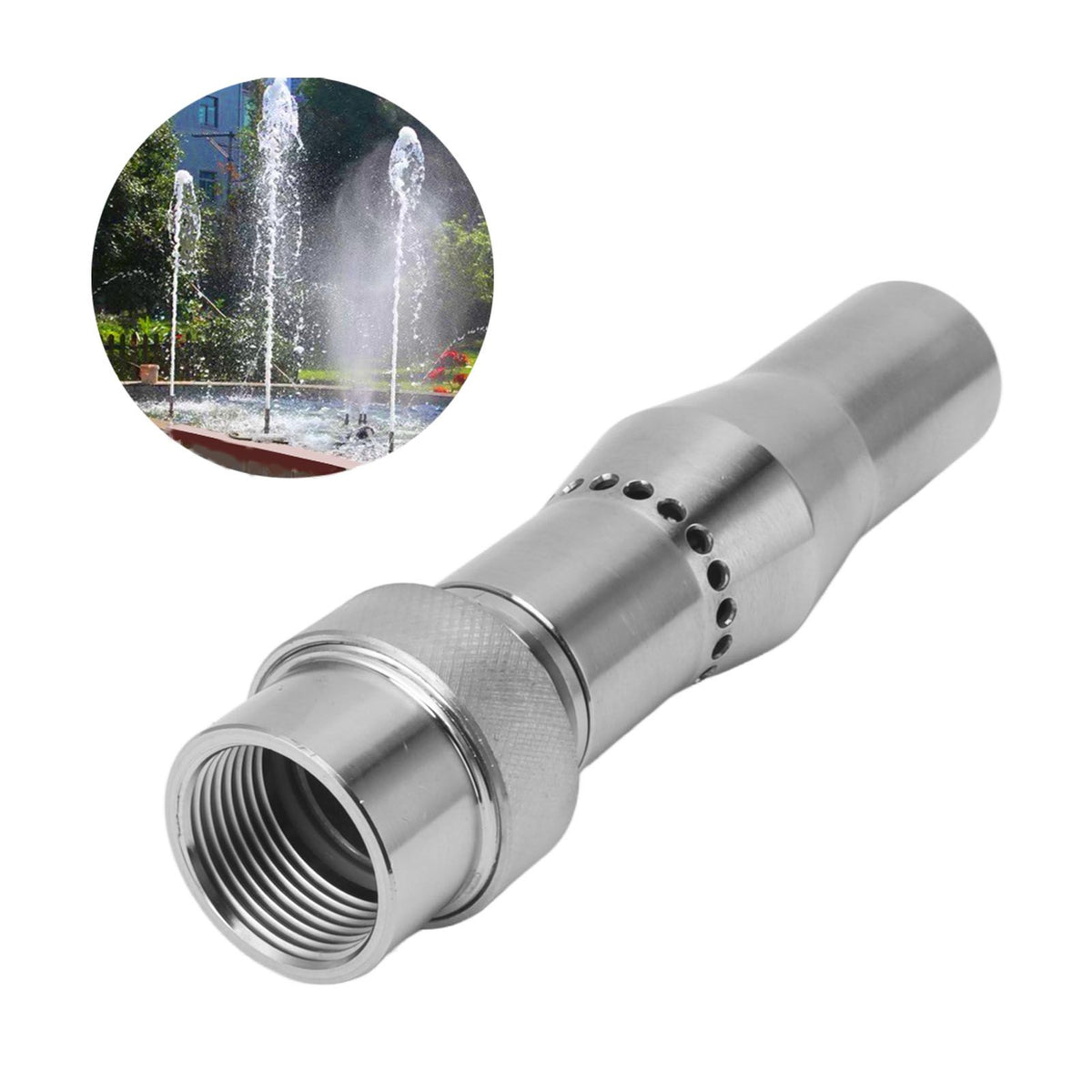 Multi Branch Fountain Nozzle Stainless Steel Spherical Joint Female Thread Multi Branch Fountain Nozzle for Fountain DN20