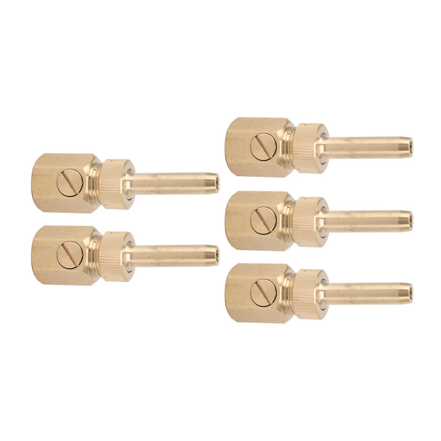 5PCS Fountain Nozzle Fountain Water Spray Sprinkler Head Swimming Pool Brass Deck Jet Nozzle Direct Injection G1/2in Inner Thread
