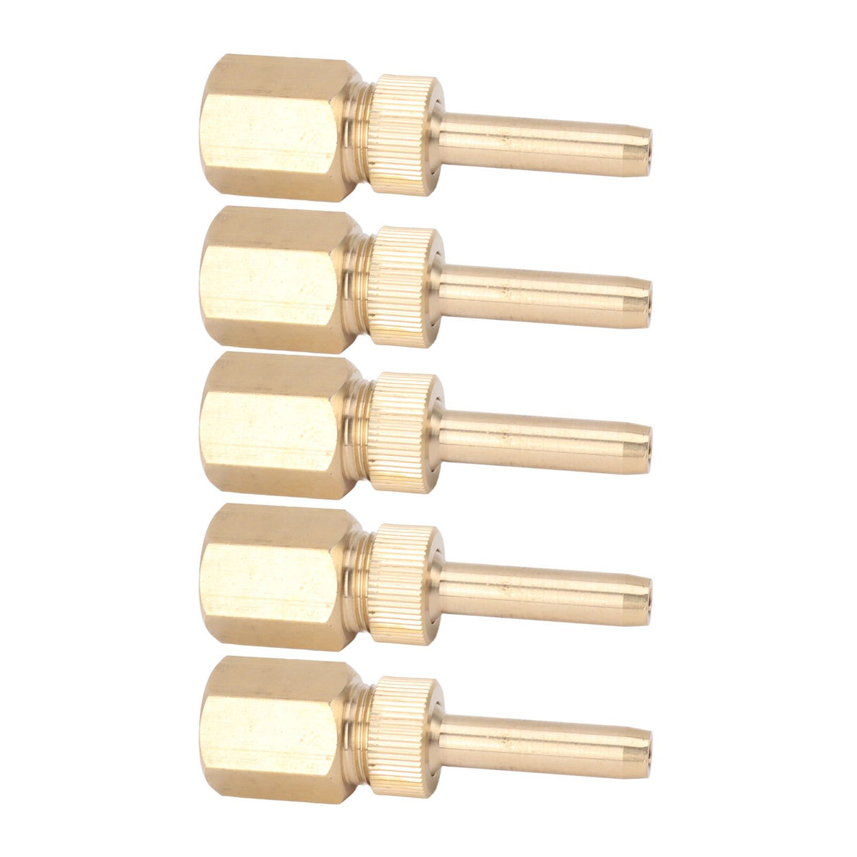 5PCS Fountain Nozzle Fountain Water Spray Sprinkler Head Swimming Pool Brass Deck Jet Nozzle Direct Injection G1/2in Inner Thread