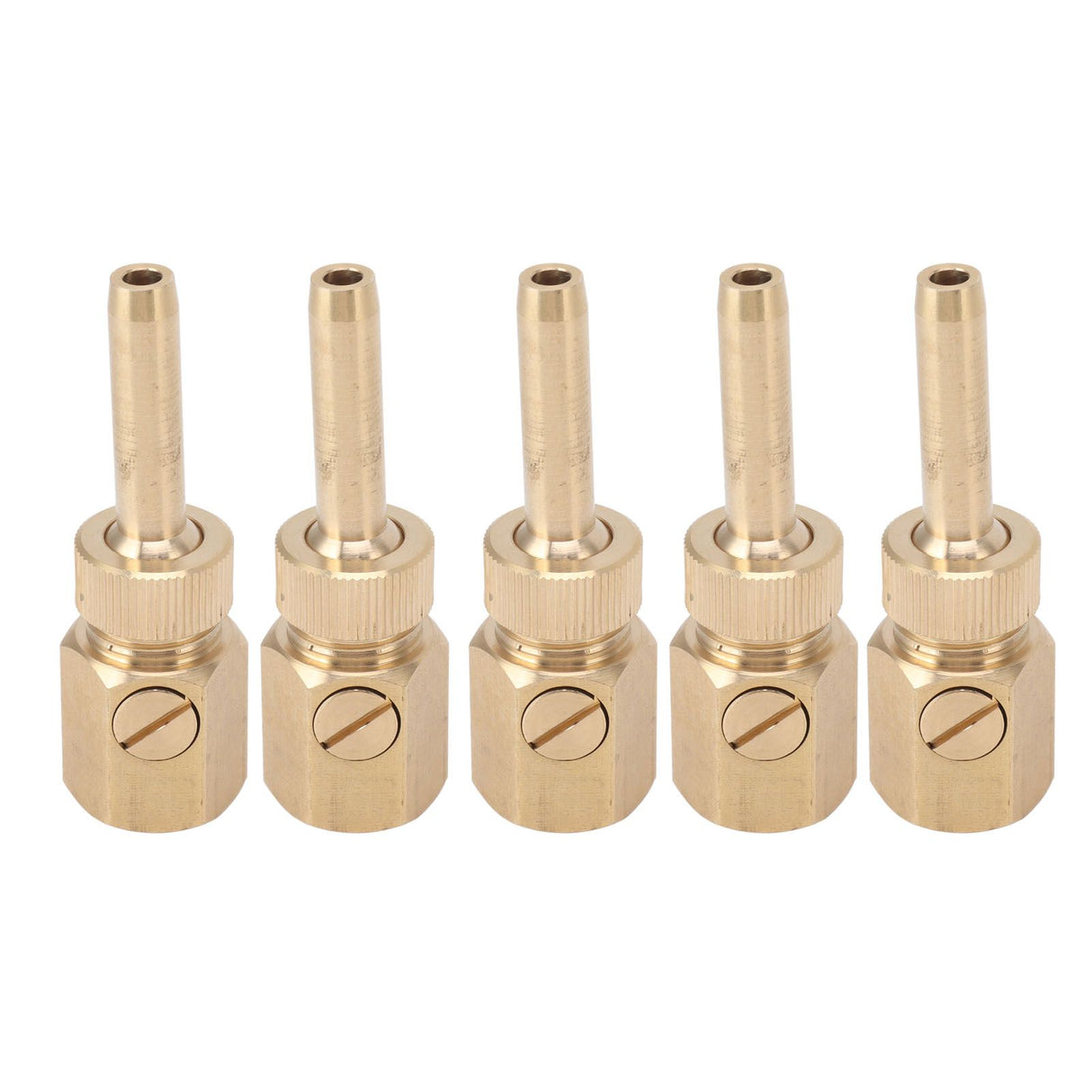 5PCS Fountain Nozzle Fountain Water Spray Sprinkler Head Swimming Pool Brass Deck Jet Nozzle Direct Injection G1/2in Inner Thread