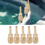 5PCS Fountain Nozzle Fountain Water Spray Sprinkler Head Swimming Pool Brass Deck Jet Nozzle Direct Injection G1/2in Inner Thread
