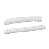 Tree Trunk Protector Plastic Spiral Tree Guard Tree Bark Protector Tube Wraps to Protect Saplings Plants From Deer Rabbit Rodents Mowers 2pcs - Side View