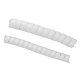 Tree Trunk Protector Plastic Spiral Tree Guard Tree Bark Protector Tube Wraps to Protect Saplings Plants From Deer Rabbit Rodents Mowers 2pcs - Close-Up Angle