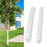 Tree Trunk Protector Plastic Spiral Tree Guard Tree Bark Protector Tube Wraps to Protect Saplings Plants From Deer Rabbit Rodents Mowers 2pcs - Extra Image