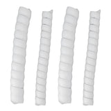Tree Trunk Protector Plastic Spiral Tree Guard Tree Bark Protector Tube Wraps to Protect Saplings Plants From Deer Rabbit Rodents Mowers 4pcs