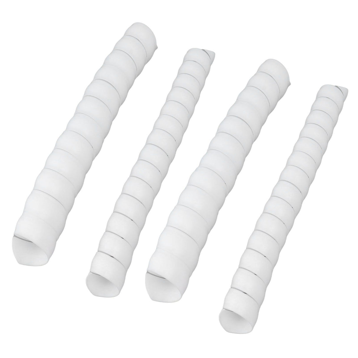 Tree Trunk Protector Plastic Spiral Tree Guard Tree Bark Protector Tube Wraps to Protect Saplings Plants From Deer Rabbit Rodents Mowers 4pcs