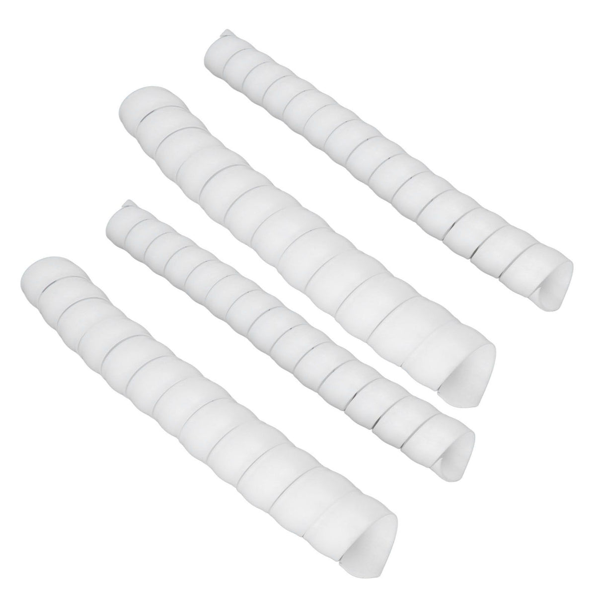 Tree Trunk Protector Plastic Spiral Tree Guard Tree Bark Protector Tube Wraps to Protect Saplings Plants From Deer Rabbit Rodents Mowers 4pcs