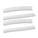 Tree Trunk Protector Plastic Spiral Tree Guard Tree Bark Protector Tube Wraps to Protect Saplings Plants From Deer Rabbit Rodents Mowers 4pcs
