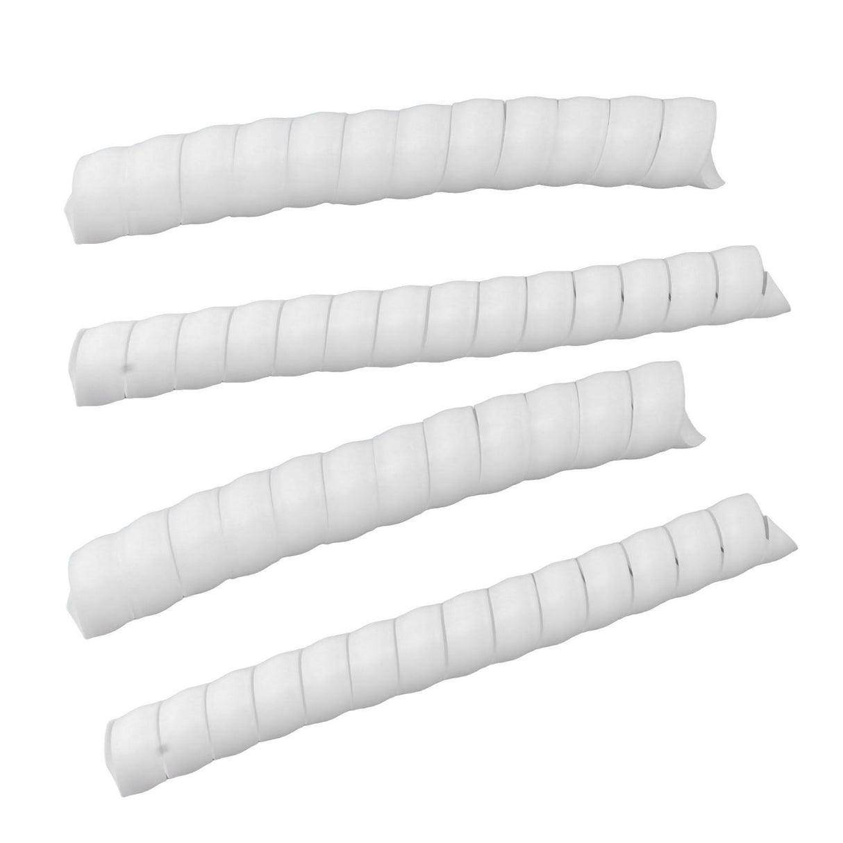 Tree Trunk Protector Plastic Spiral Tree Guard Tree Bark Protector Tube Wraps to Protect Saplings Plants From Deer Rabbit Rodents Mowers 4pcs