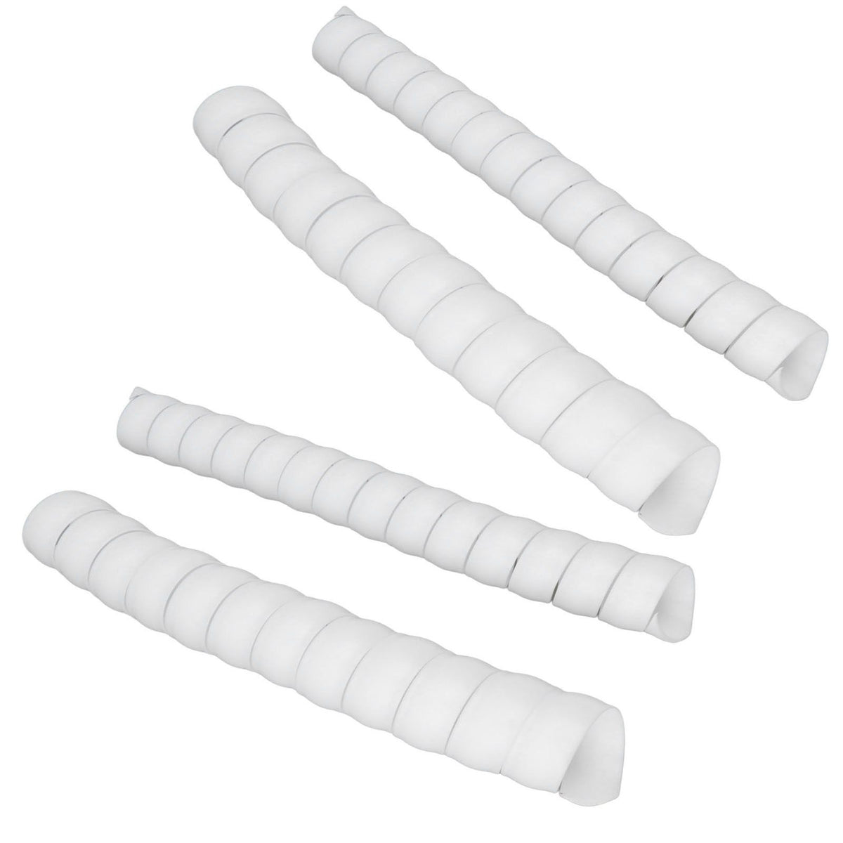 Tree Trunk Protector Plastic Spiral Tree Guard Tree Bark Protector Tube Wraps to Protect Saplings Plants From Deer Rabbit Rodents Mowers 4pcs