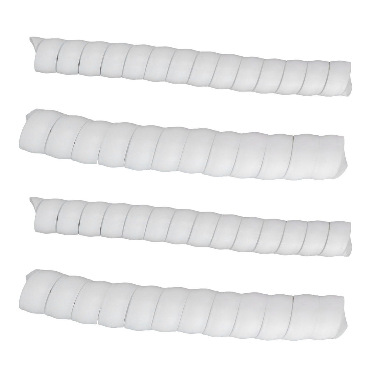 Tree Trunk Protector Plastic Spiral Tree Guard Tree Bark Protector Tube Wraps to Protect Saplings Plants From Deer Rabbit Rodents Mowers 4pcs