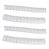 Tree Trunk Protector Plastic Spiral Tree Guard Tree Bark Protector Tube Wraps to Protect Saplings Plants From Deer Rabbit Rodents Mowers 4pcs