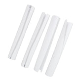 Tree Trunk Protector Plastic Tree Bark Protector Wrap Grow Tubes to Protect Saplings Plants From Deer Rabbit Cats Rodents Mowers 4Pcs - Front View