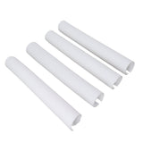 Tree Trunk Protector Plastic Tree Bark Protector Wrap Grow Tubes to Protect Saplings Plants From Deer Rabbit Cats Rodents Mowers 4Pcs