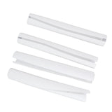 Tree Trunk Protector Plastic Tree Bark Protector Wrap Grow Tubes to Protect Saplings Plants From Deer Rabbit Cats Rodents Mowers 4Pcs - Low Angle