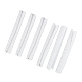 Tree Trunk Protector Plastic Tree Bark Protector Wrap Grow Tubes to Protect Saplings Plants From Deer Rabbit Cats Rodents Mowers 6Pcs - Front View