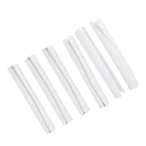 Tree Trunk Protector Plastic Tree Bark Protector Wrap Grow Tubes to Protect Saplings Plants From Deer Rabbit Cats Rodents Mowers 6Pcs