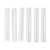 Tree Trunk Protector Plastic Tree Bark Protector Wrap Grow Tubes to Protect Saplings Plants From Deer Rabbit Cats Rodents Mowers 6Pcs - Top-Down View