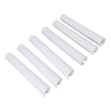 Tree Trunk Protector Plastic Tree Bark Protector Wrap Grow Tubes to Protect Saplings Plants From Deer Rabbit Cats Rodents Mowers 6Pcs