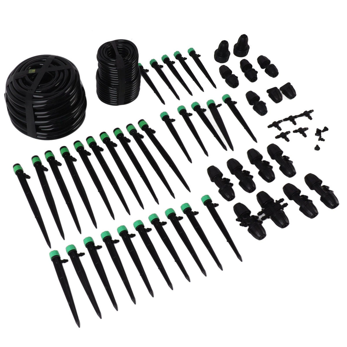 Garden Irrigation System Garden Watering System Automatic Drip Irrigation Kits for Raised Garden Bed Yard Lawn