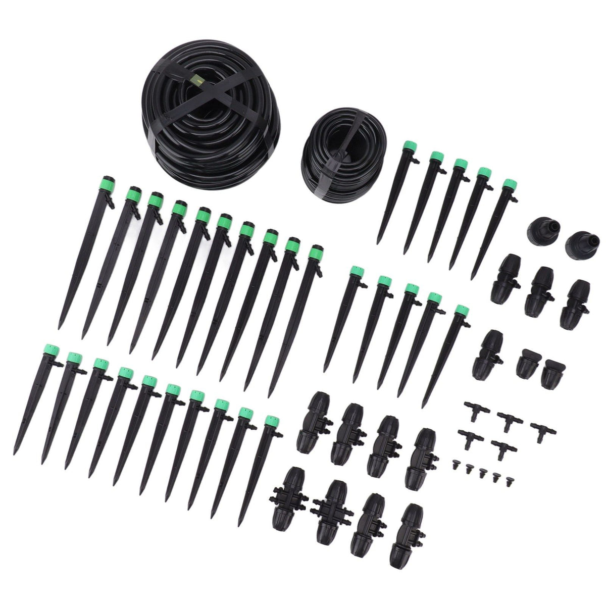 Garden Irrigation System Garden Watering System Automatic Drip Irrigation Kits for Raised Garden Bed Yard Lawn