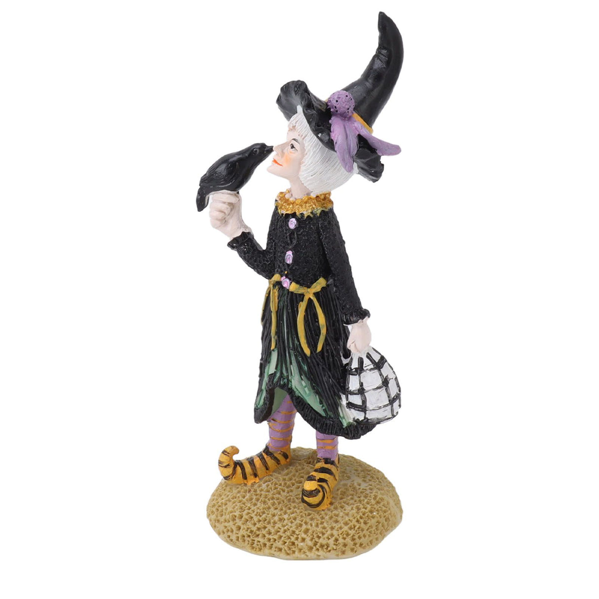 Witch Dolls Figure Handmade Resin Charming Witch Doll Decoration Ornaments for Office Bedroom Desktop