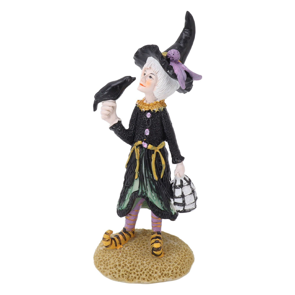 Witch Dolls Figure Handmade Resin Charming Witch Doll Decoration Ornaments for Office Bedroom Desktop
