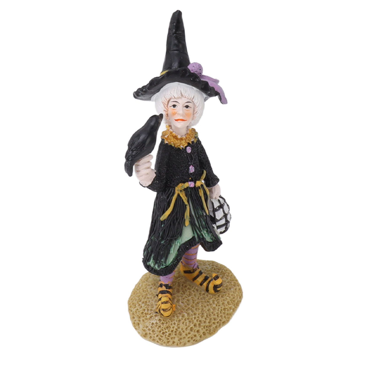 Witch Dolls Figure Handmade Resin Charming Witch Doll Decoration Ornaments for Office Bedroom Desktop
