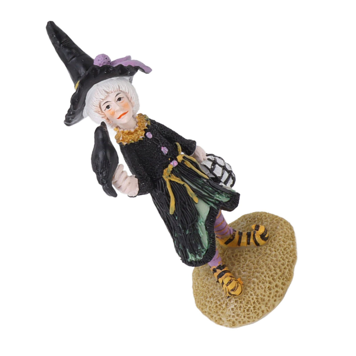 Witch Dolls Figure Handmade Resin Charming Witch Doll Decoration Ornaments for Office Bedroom Desktop