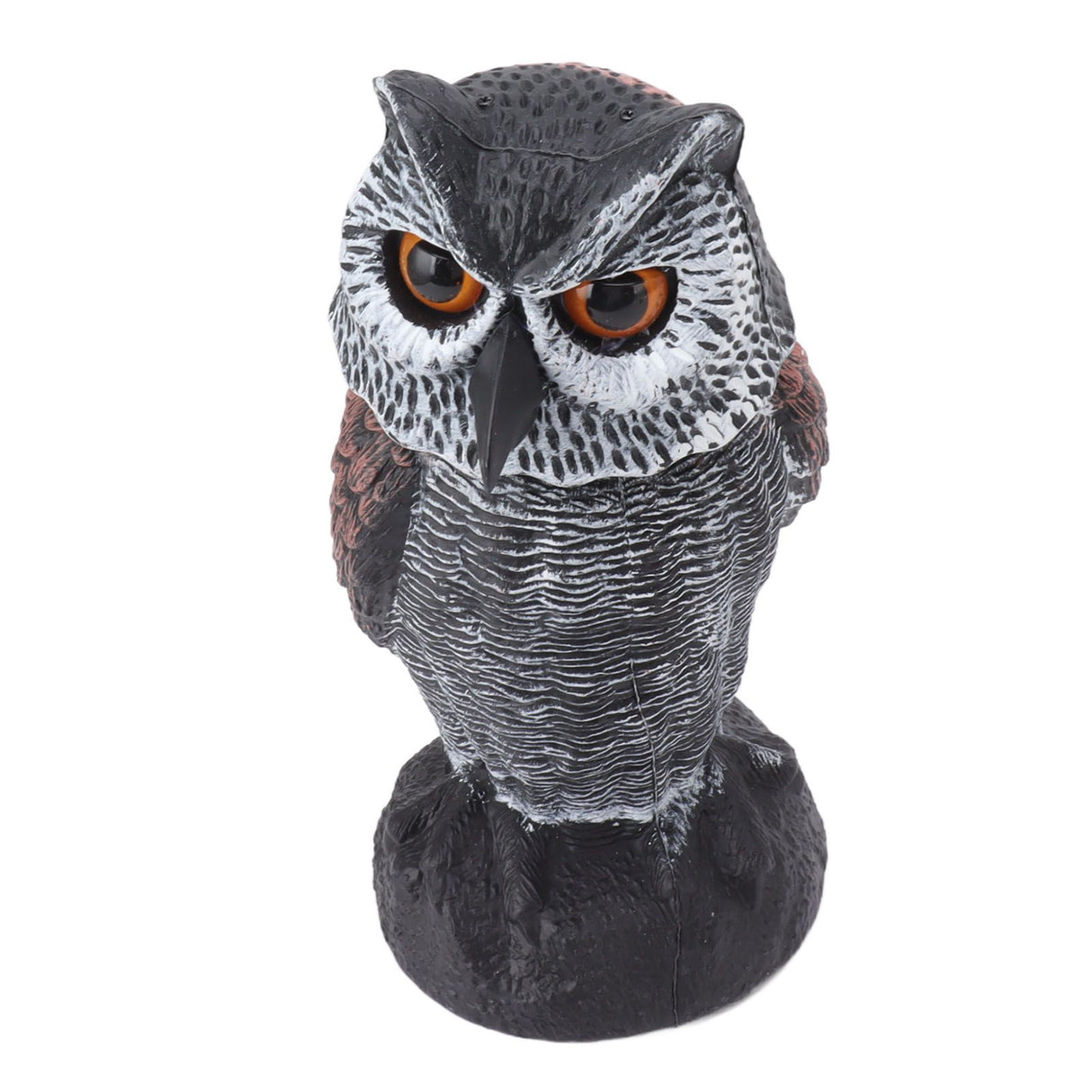 Plastic Shake Head Owl Decoy To Scare Birds Away Scarecrow Fake Owl Outdoor Garden Decoration