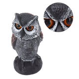 Plastic Shake Head Owl Decoy To Scare Birds Away Scarecrow Fake Owl Outdoor Garden Decoration