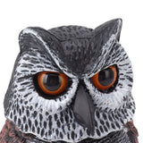 Plastic Shake Head Owl Decoy To Scare Birds Away Scarecrow Fake Owl Outdoor Garden Decoration - Extra Image
