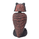 Plastic Shake Head Owl Decoy To Scare Birds Away Scarecrow Fake Owl Outdoor Garden Decoration - Extra Image