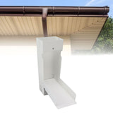 Rainwater Collection System 3x4in Downspout Water Diverter Connector System for Lawn Garden