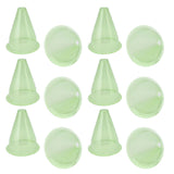 12Pcs Garden Cloches Plastic Multifunctional Plant Covers Protectors Dome Bell Transparent Jar Prevent Birds Frost - Side View