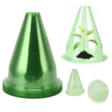 12Pcs Garden Cloches Plastic Multifunctional Plant Covers Protectors Dome Bell Transparent Jar Prevent Birds Frost