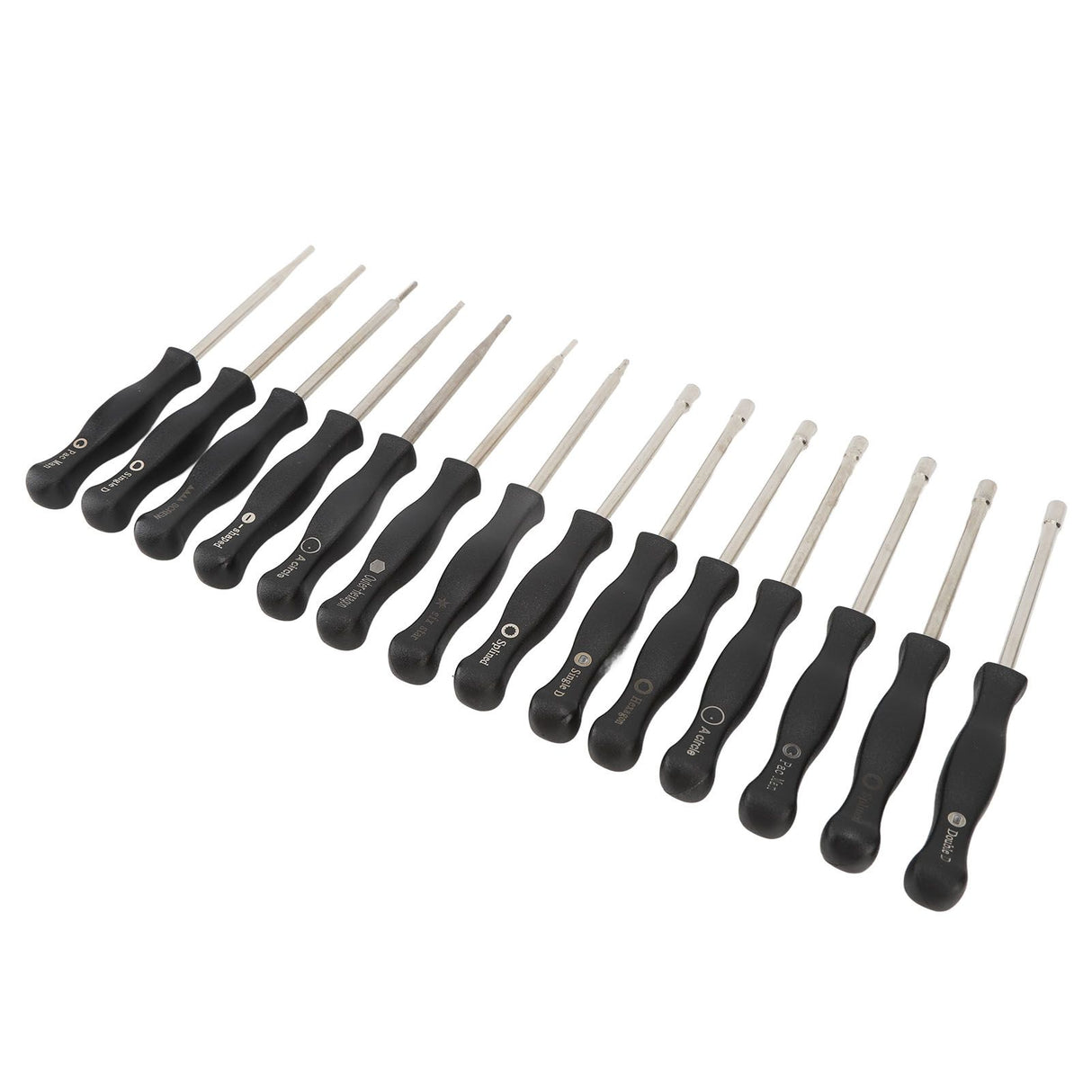 14Pcs Carburetor Adjustment Tool ABS Carb Tune Up Adjusting Tool Portable for String Trimmers Chain Saws Leaf Blowers