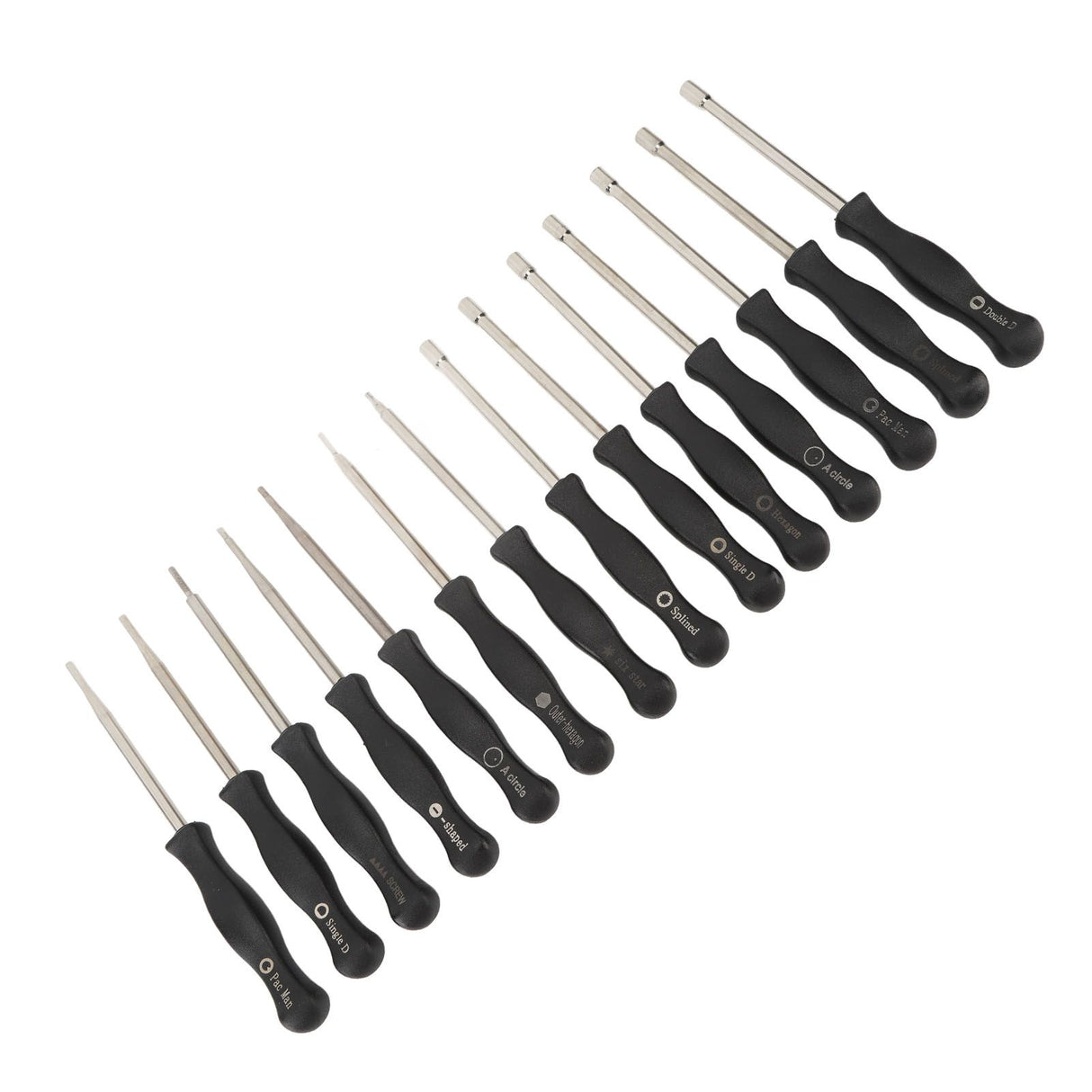 14Pcs Carburetor Adjustment Tool ABS Carb Tune Up Adjusting Tool Portable for String Trimmers Chain Saws Leaf Blowers