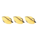 3Pcs Floating Yellow Duckling Realistic Plastic Duck Fish Pond Ornament for Garden Swimming Pool Fishing Pond Water Decoration A Style 11.5x6.5cm