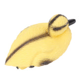 3Pcs Floating Yellow Duckling Realistic Plastic Duck Fish Pond Ornament for Garden Swimming Pool Fishing Pond Water Decoration A Style 11.5x6.5cm