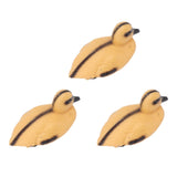 3Pcs Floating Yellow Duckling Realistic Plastic Duck Fish Pond Ornament for Garden Swimming Pool Fishing Pond Water Decoration B Style 12.5x6.5cm