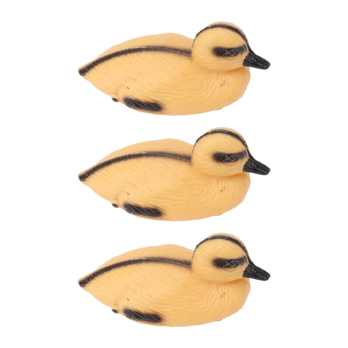 3Pcs Floating Yellow Duckling Realistic Plastic Duck Fish Pond Ornament for Garden Swimming Pool Fishing Pond Water Decoration B Style 12.5x6.5cm