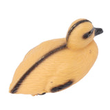 3Pcs Floating Yellow Duckling Realistic Plastic Duck Fish Pond Ornament for Garden Swimming Pool Fishing Pond Water Decoration B Style 12.5x6.5cm