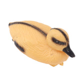 3Pcs Floating Yellow Duckling Realistic Plastic Duck Fish Pond Ornament for Garden Swimming Pool Fishing Pond Water Decoration B Style 12.5x6.5cm