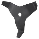 Black Weed Wacker Blades 3 Teeth Carbon Steel Brush Cutter Blades Heavy Duty Brush Cutter Blades for Lawn Yard Garden Bush Trimming - Front View