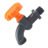 Hose Bibb Multifunctional Plastic Steel Sealing Leakproof Garden Water Hose Bibb for Aquarium Fish Tank RV Farm - Side View