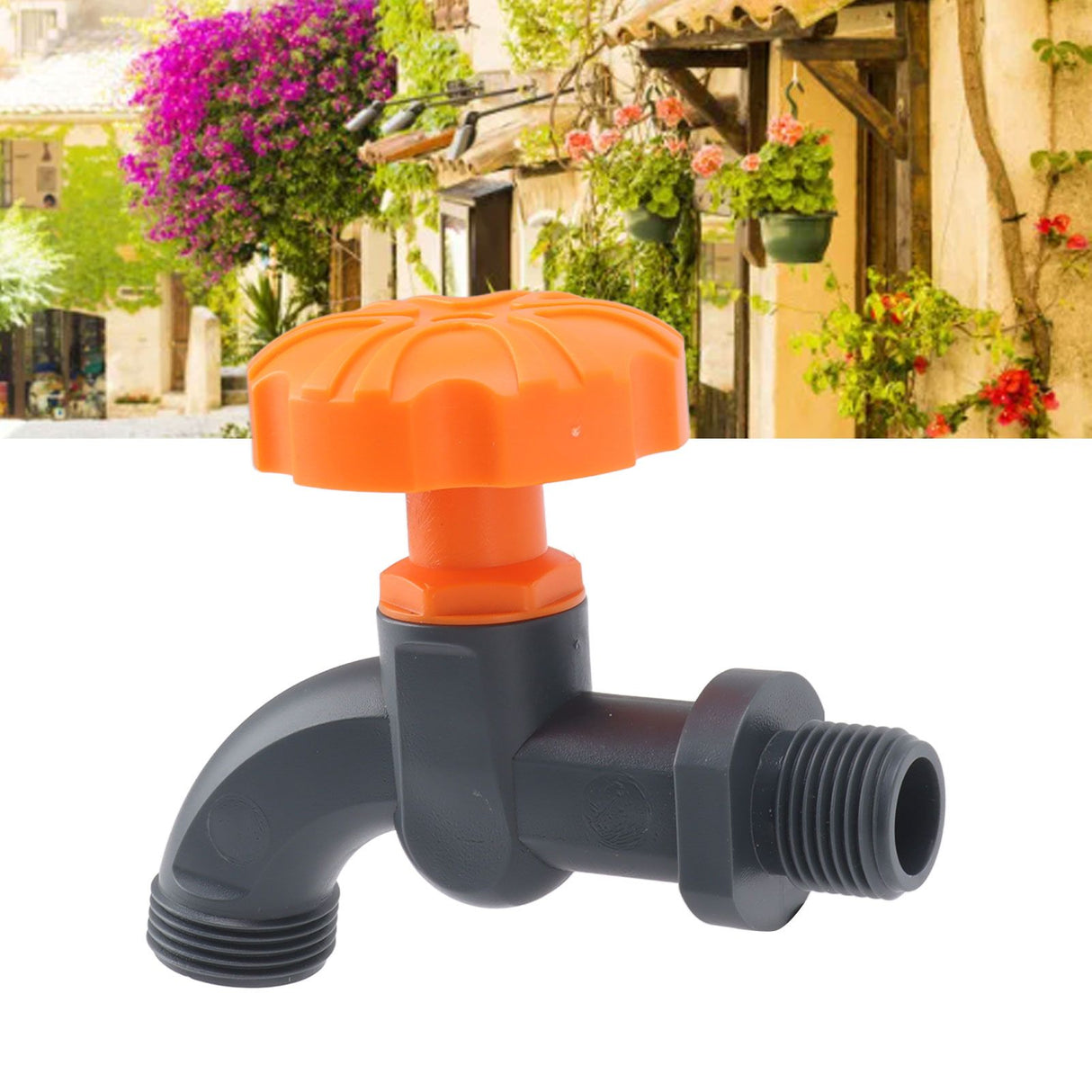 Hose Bibb Multifunctional Plastic Steel Sealing Leakproof Garden Water Hose Bibb for Aquarium Fish Tank RV Farm