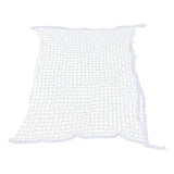 Hay Net Bag PE Woven Rope Mesh Hole Bag Horses Slow Feeder Forage Storage Pouch White 60x90cm / 23.6x35.4in - 45-Degree Angle